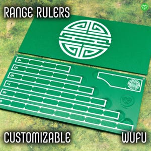 Wufu Style Measurement Sticks: Customizable Tabletop Gaming Accessory