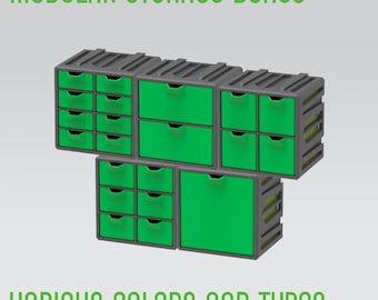 Modular Storage Boxes | Hobby Zone | Paints Organizer | Vallejo | Txarli Factory