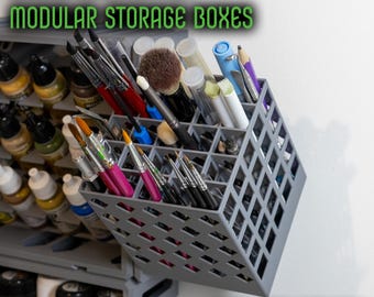 Brush Holder for Modular Paint Rack