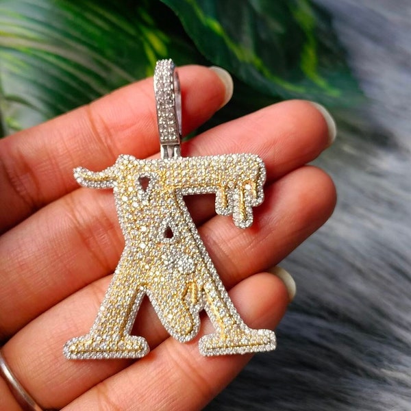 Iced Out Nameplate Necklace,Custom Necklace, Hip Hop Jewelry, Personalized Name Necklace,Name Pendant,Birthday Jewelry gifts for Her