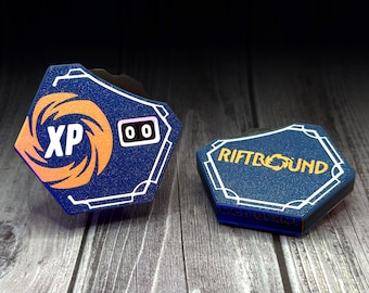 Riftbound XP Counter Counter/Score Tracker Digit Retention for Riftbound Tabletop Games 0-99