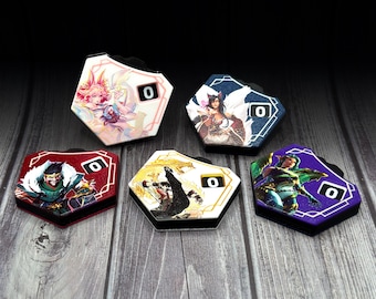 riftbound card tracker Riftbound TCG Victory Point Tracker Dial, Score Counter Jinx Edition From Arcane Series