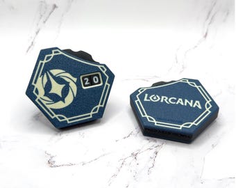 Lorcana Lore Counter/Score Tracker Digit Retention for Lorcana Magic TCG RPG Tabletop Games 0-99