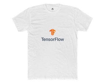 TensorFlow-T-shirt – machinaal leren ingenieur-shirt | T-shirt voor AI-ontwikkelaar | Data Science-cadeau | Techkleding voor deep learning | 100% katoen
