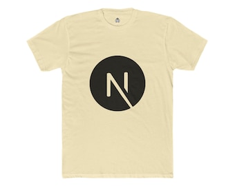 Weiter.js Logo T-Shirt – React & TypeScript Programmierer Shirt | Full Stack Webdesigner Geschenk | Frontend Coding Tee
