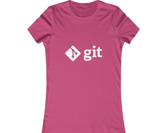 Git Logo Women’s T-Shirt – Programmer & Software Developer Gift | DevOps Coding Tee for Women in Tech | Version Control Shirt
