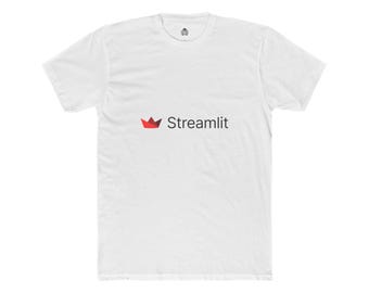 Streamlit Logo T-Shirt – Daten Wissenschafter & Python Programmierer Shirt | AI Dashboard Techniker Geschenk | Maschinelles Lernen Tee