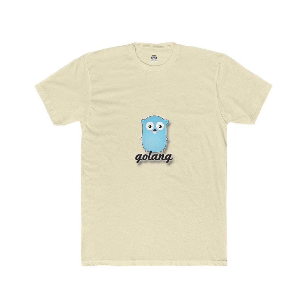 Golang Logo & Text - Men T-shirt - Etsy