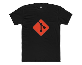 Camiseta con el logotipo de Git: para programadores y desarrolladores de software / Camiseta de codificación DevOps / Regalo para control de versiones / 100 % algodón unisex