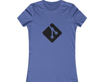 Git Logo Women’s T-Shirt – Programmer & Software Developer Gift | DevOps Coding Tee for Women in Tech | Version Control Shirt