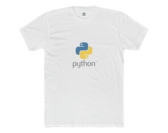 Python Programmier-T-Shirt – Programmierer & Programmierer Shirt | AI-Coding-T-Shirt | Programmierer Geschenk | 100% Baumwolle Unisex