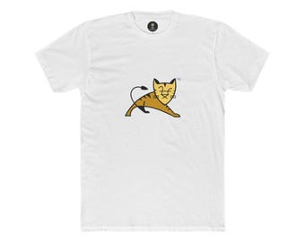 Camiseta Apache Tomcat: desarrollador Java, ingeniero backend, tecnología de código abierto, regalo para programadores, 100 % algodón