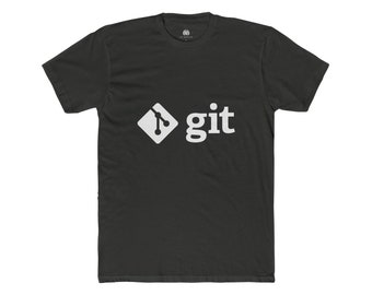 Git Logo T-Shirt - Programmierer & Software Entwickler T-Shirt | DevOps Programmier-Shirt | Versionskontrollgeschenk | 100% Baumwolle Unisex