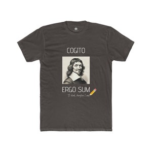 Cogito Ergo Sum (Rene Descartes) T-Shirt - Männer