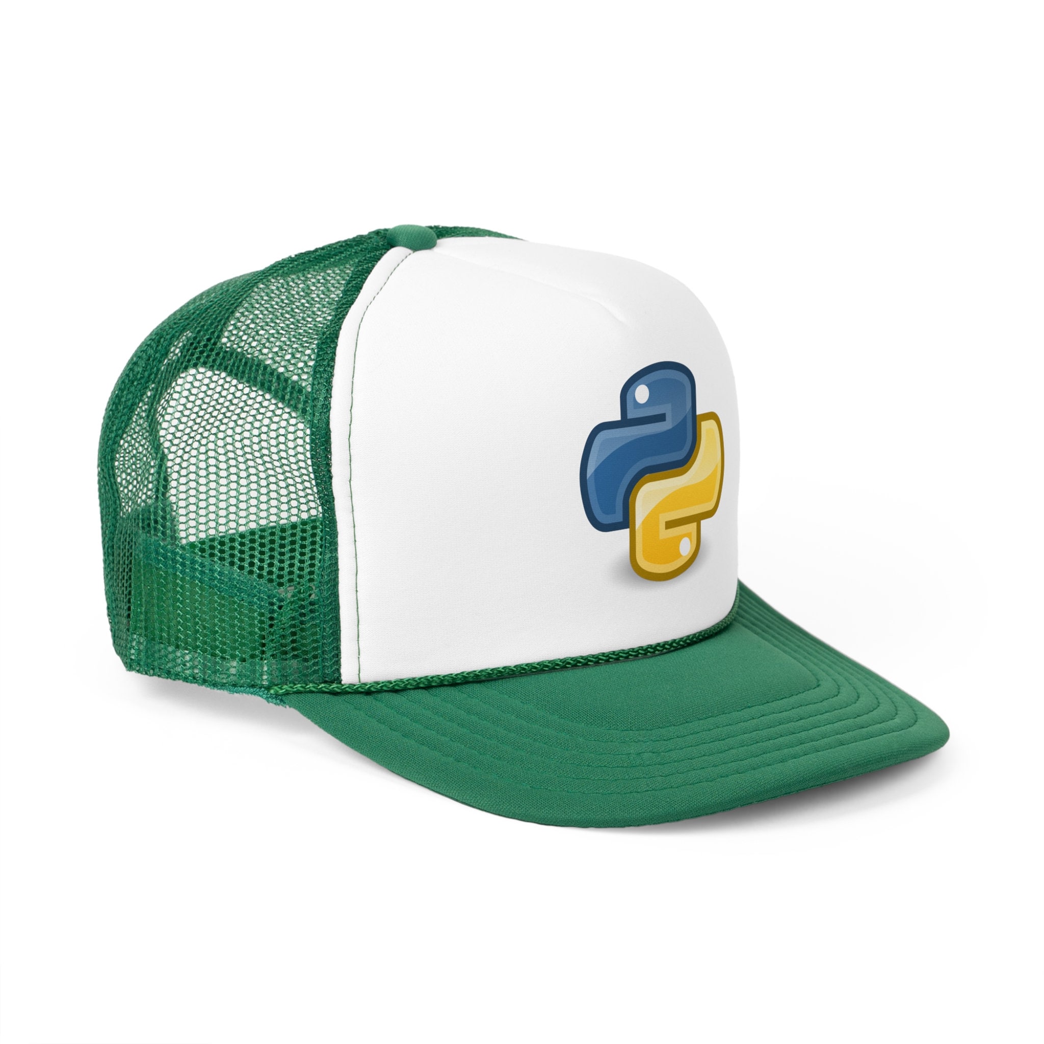 Python Logo Trucker Cap – Developer & Data Science Hat | AI Programmer ...