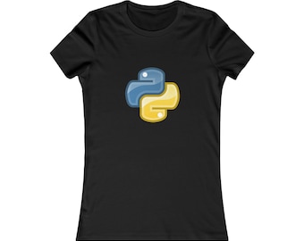 Python Logo Women’s T-Shirt – Python Developer Gift | Data Science & Coding Shirt | Software Engineer Tee