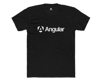 Camiseta Angular: Camiseta para desarrollador frontend / Regalo para programador de TypeScript / Camiseta para desarrollador web / 100 % algodón