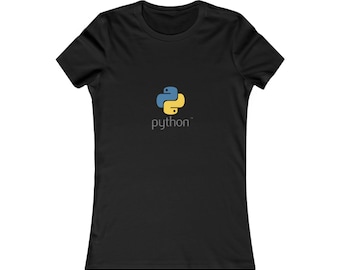 Python Logo Women’s T-Shirt – Python Developer Gift | Data Science & Coding Shirt | Software Engineer Tee
