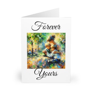 Forever Yours - Cartões comemorativos (pacote com 5)