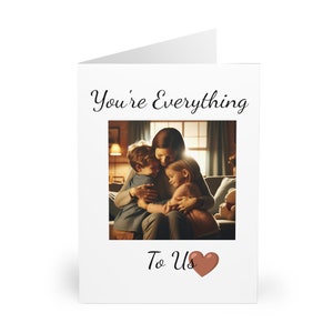 Eres todo para nosotros - Tarjetas de felicitación (paquete de 5)