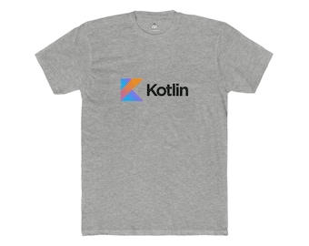 Kotlin T-Shirt – Android Developer Shirt | Kotlin Programmer Gift | Mobile App Coding Tee | 100% Cotton Unisex