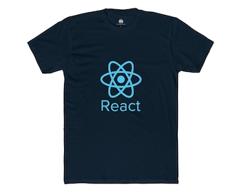 React JS T-Shirt – Frontend Developer Shirt | JavaScript Programmer Gift | Web Developer Coding Tee | 100% Cotton