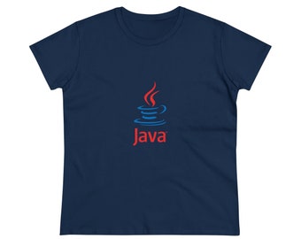 Camiseta con el logotipo de Java para mujer: ideal para desarrolladores Java, ingenieros backend y programadores.