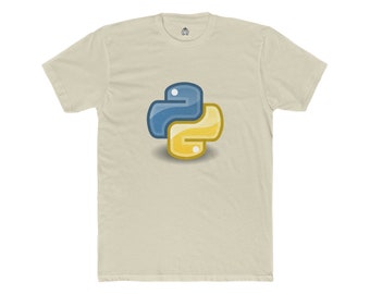 Python Logo T-Shirt – Python Entwickler-Shirt | Programmierer & Daten Science Geschenk | Coding Tee für Programmierer