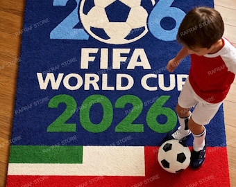 FIFA World Cup 2026 Commemorative Hand-tufted Wool Rug - Etsy