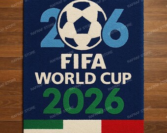 FIFA World Cup 2026 Commemorative Hand-tufted Wool Rug - Etsy