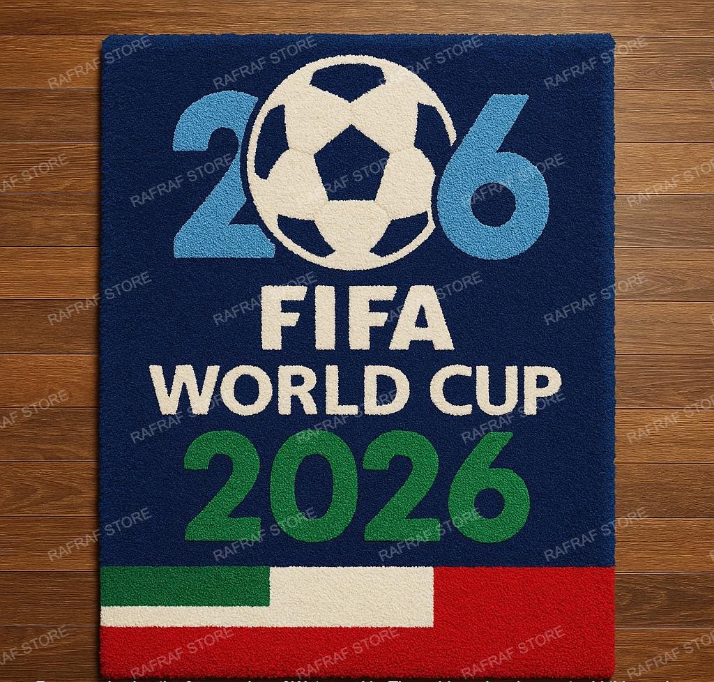 FIFA World Cup 2026 Commemorative Hand-tufted Wool Rug - Etsy