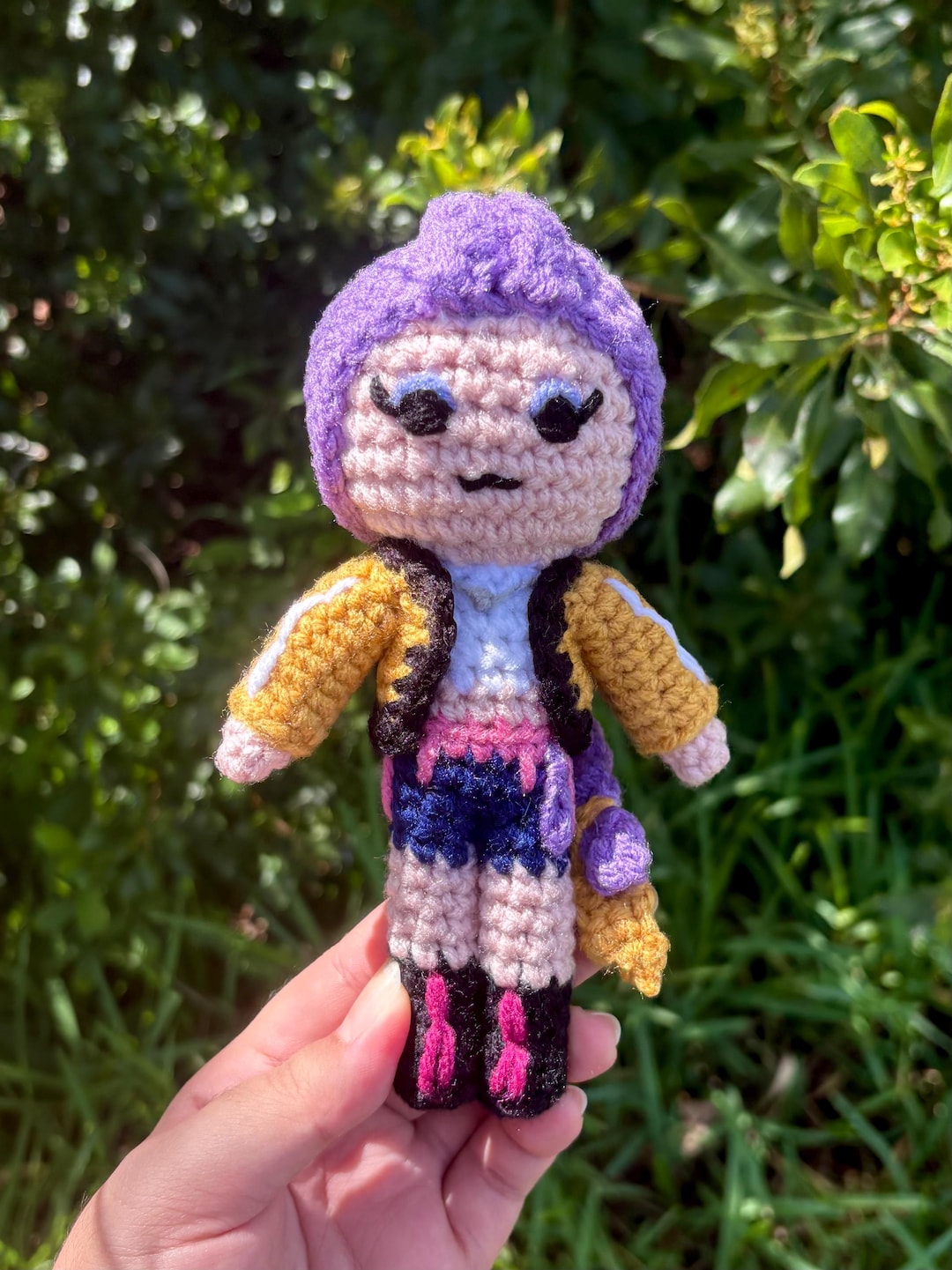 Rumi KPOP Demon Hunters Crochet Doll - Etsy