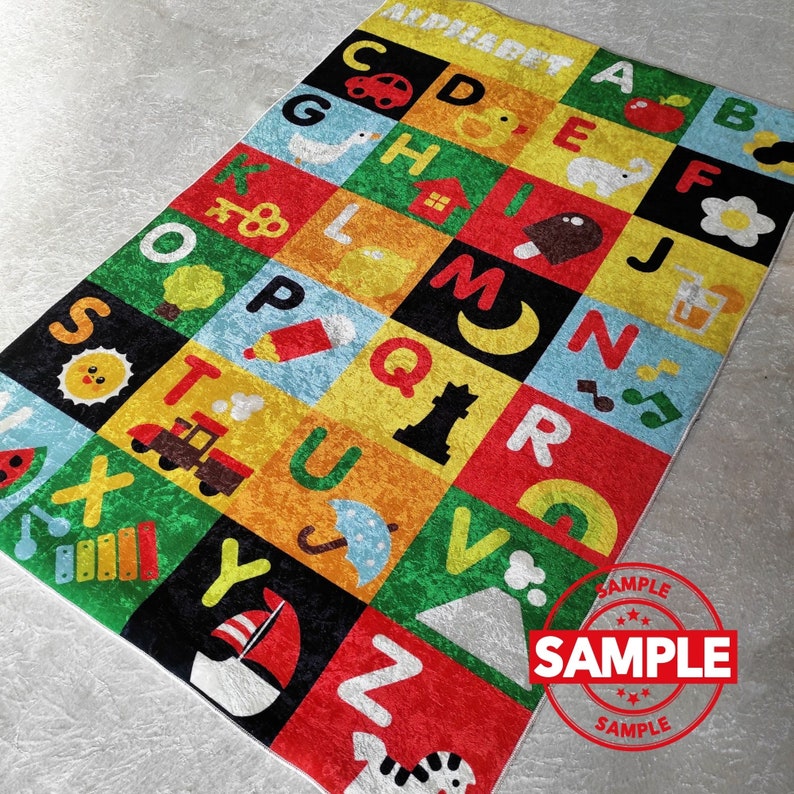 Tapis Mickey Mouse, Tapis coloré, Cadeau pour une fille, Tapis pour enfants, Tapis rond, Tapis personnalisé, Tapis pour chambre de bébé, Carpette, Tapis pour chambre d'enfants, Décoration pour chambre d'enfant, Cadeau pour les enfants image 5