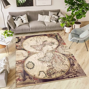 Teppich, Landkarte, Teppich, Landkarte, Teppich, Wohnzimmer, Teppich, Teppich, Junge, Kinderzimmer, Kelo, Geschenk für Mädchen