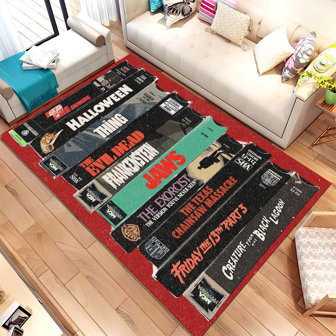 Gothic Horror Area Rug: Movie Fan Decor - Etsy