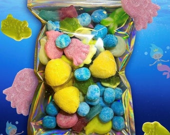 Limited Edition Groovy Sweets Pick N Mix Grab Bag - Oceaan - 250 g