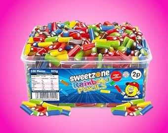 Sweetzone Pick N Mix Tub 805g - Regenboogpotloden