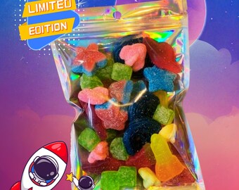 Limited Edition Groovy Sweets Pick N Mix Grab Bag - Ruimte - 250 g