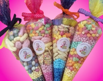 Conos de Fiesta Dulces Individuales (paquete de 4) - Favores y Regalos Ideales