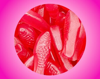 Groovy Sweets Pick N Mix Grab Bag - Scandi Cherry Fish 250g