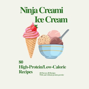 Ninja Creami: 80 recetas ricas en proteínas y bajas en calorías