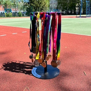 Personalized medal hanger, custom medal display, medal holder, medal display rack, running medal holder, sportsman gift