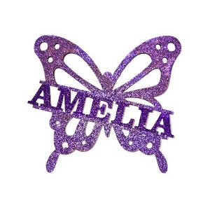 Personalised Butterfly Kids Bedroom Door Sign