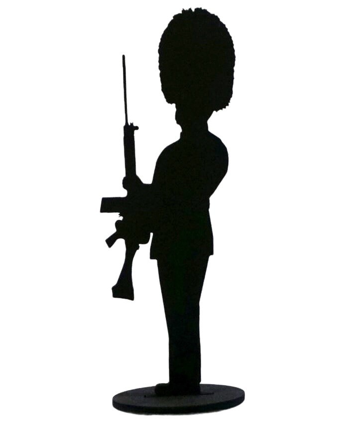 Memorial British Army Grenadier Guard Figure With SLR Rifle 28cm Tall ...