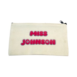 Personalised Pencil Case End Of Term Teacher Gift