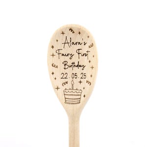 First Birthday Spoon Personalised With Name And Date