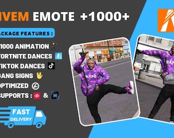 1000 FiveM emote pack / FiveM Ready / Latest high quality Premium pack / latest 1000 plus premium emote dance pack /