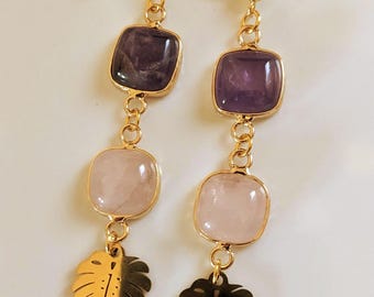 Trendy 24K gold-plated stainless steel earrings, perfect for any occasion. A great gift idea for women.