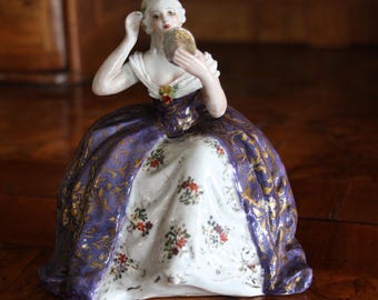 Capodimonte porcelain statuette late 1800s