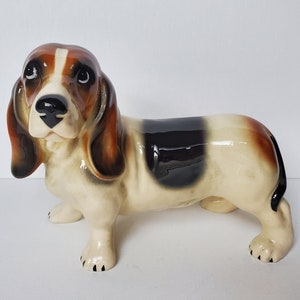Vintage Basset Hound Figurine